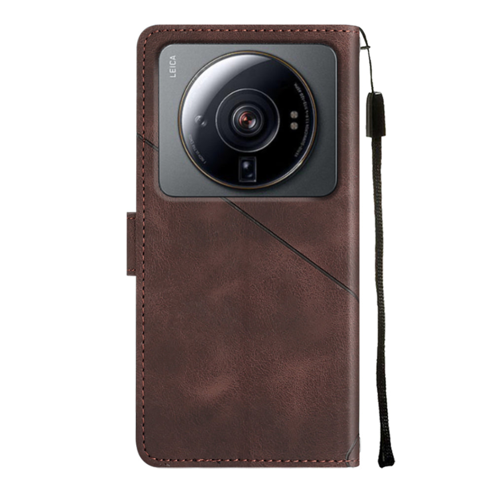 Phone Case For Xiaomi 12S Ultra 5G YB Imprinting Series-6 Skin-friendly Leather Phone Cover Stand Wallet Phone Case For Xiaomi 12S Ultra 5G YB Imprinting Series-6 Skin-friendly Leather Phone Cover Stand Wallet